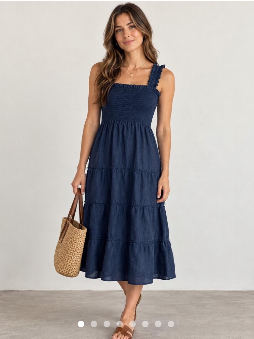 Quince smocked top dress
